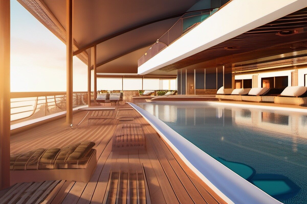 O Solara Sports Deck do Regent mostra que a vida em cruzeiros de luxo está ficando mais ativa